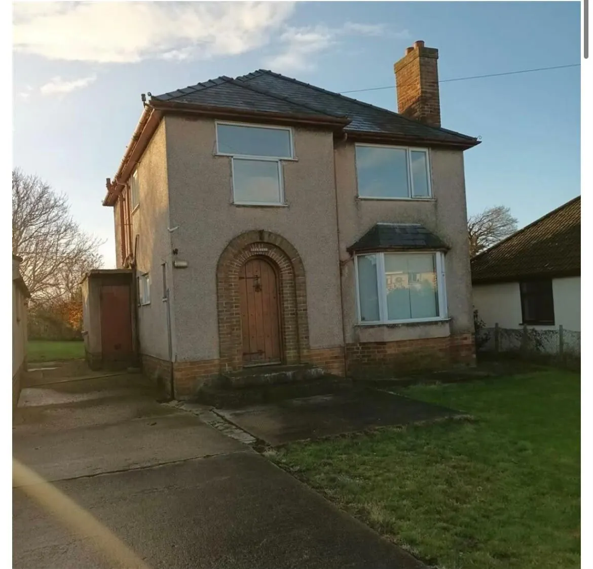 The house before work started