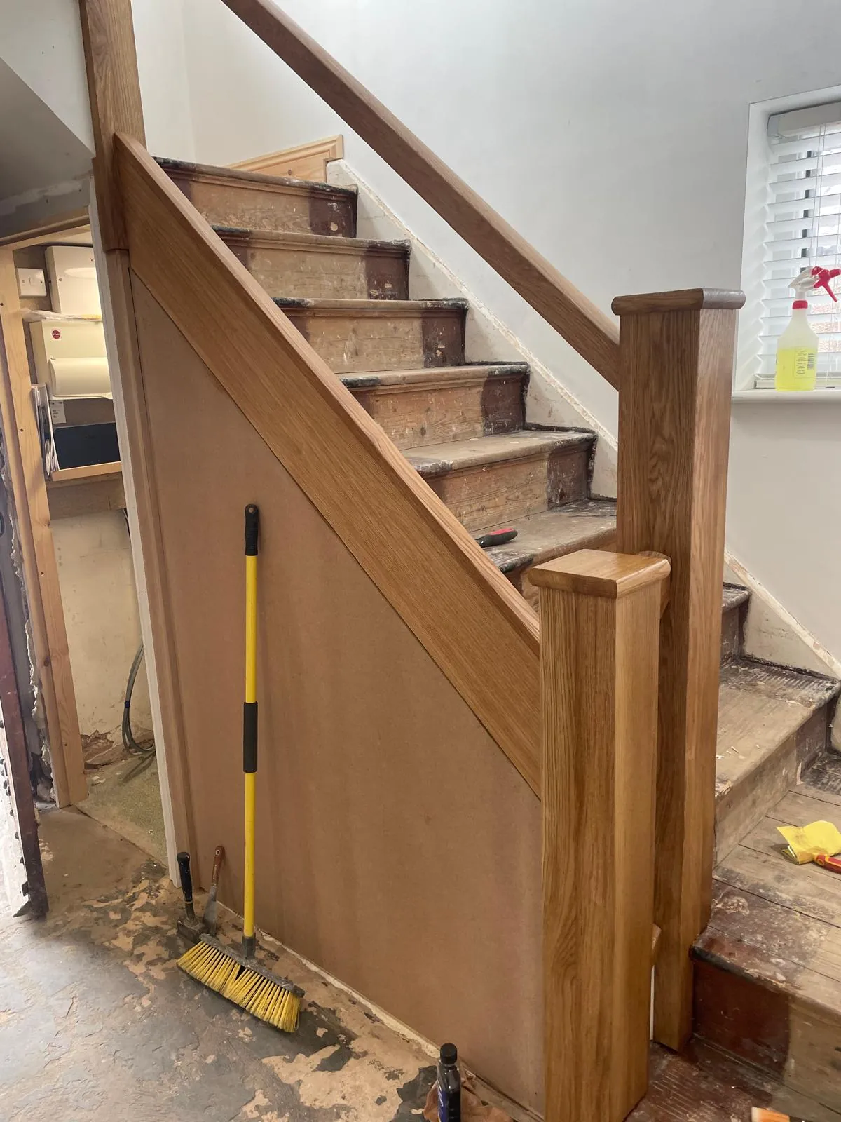 The new staircase