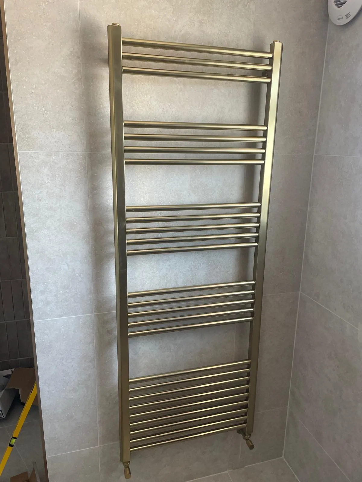 Brass towel rail