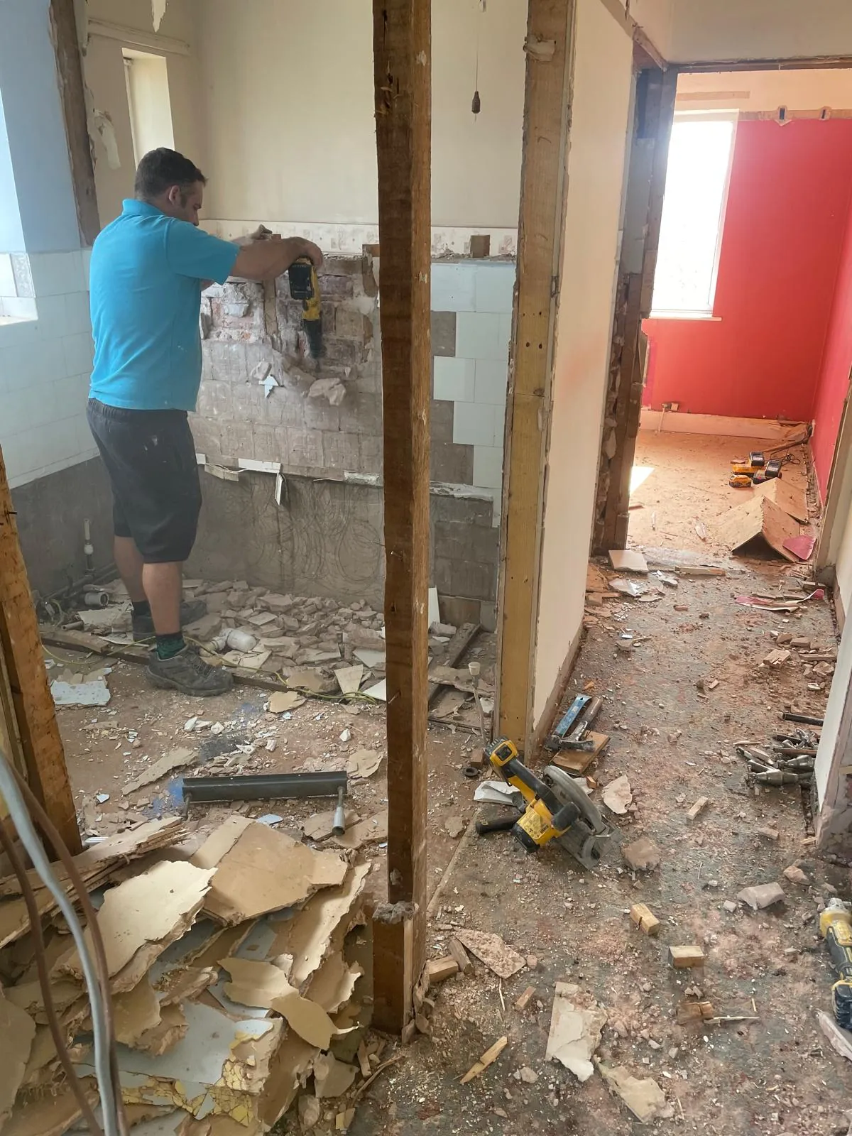 Knocking through between rooms
