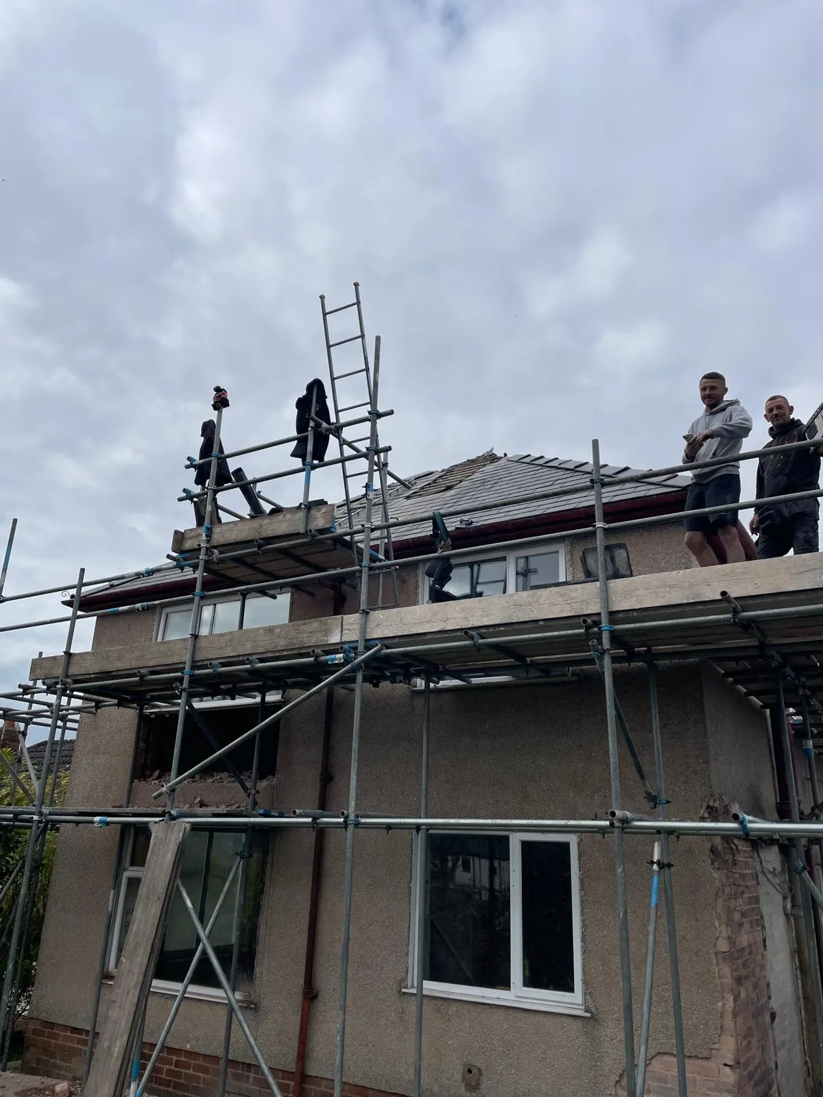 Work on the roof